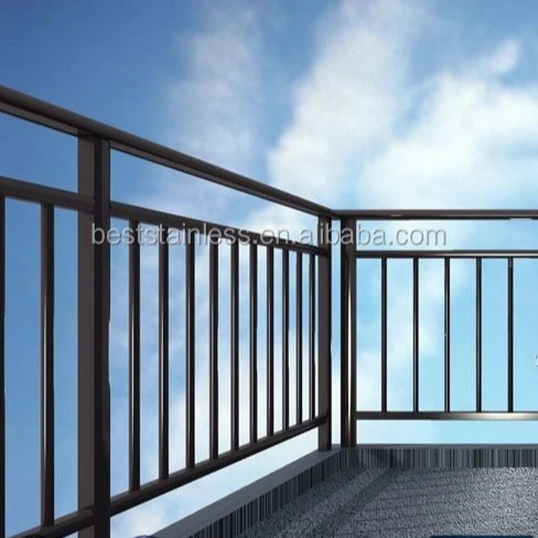 Foshan Sanseng стандарт 314/316L поручни из нержавеющей стали со стеклом Балконный гриль/стальная труба перила дизайн для балкона
