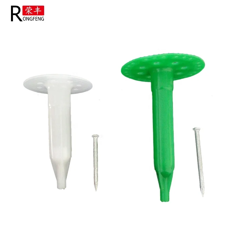 Insulation Fastener/ Wall Insulation Nail for Construction Good Quality and Cheap Plastic 50mm 60mm RF-INS9090