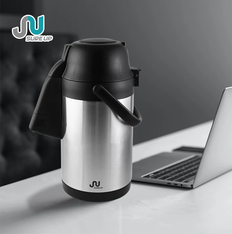 Eco Friendly Products 2024 Coffee Water Bottle 2.5L 3L 3.5L 4.0L Stainless Steel Vacuum Airpot Flask Dispenser & Thermoses