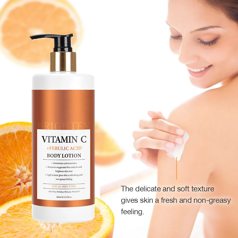 Custom Natural Organic Skin Care Body Bleaching Lightening Skin Whitening Cream Body Lotion