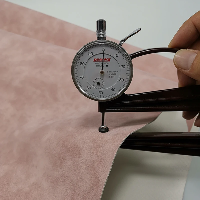 1.0MM Soft Frosted Matte PU Synthetic Leather Yangbuck Suede Artificial Leather for Making Shoe Bag