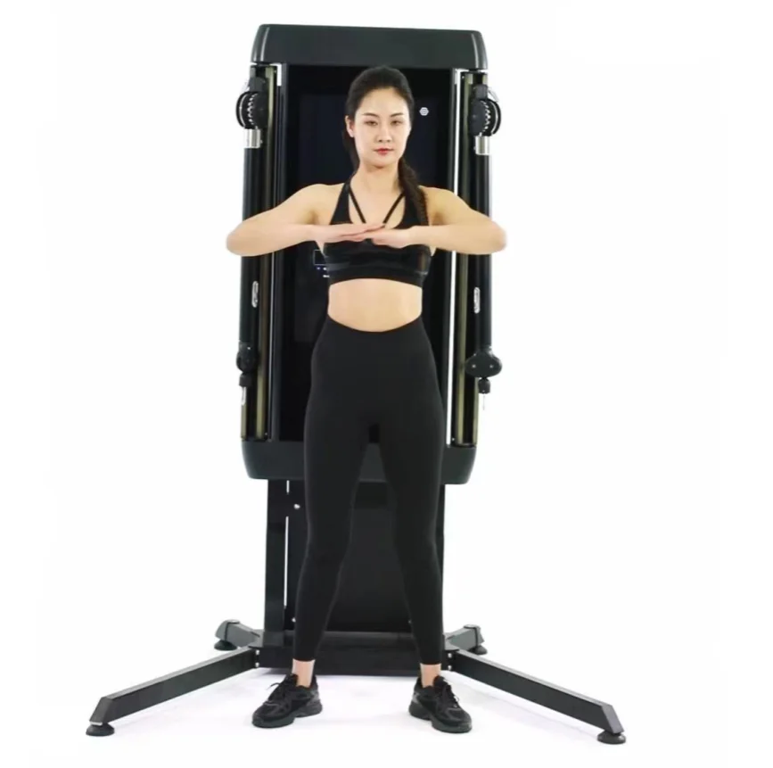 Touch Screen Home Gym Strength All In One Machine Arm Exercise Power Lcd Mirror 32Inch