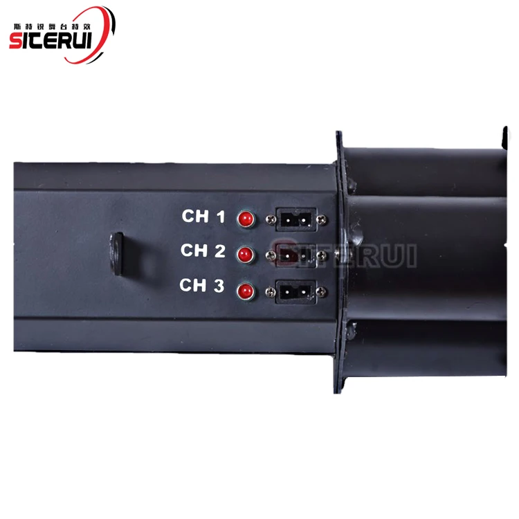 China Novelties Party Popper Confetti Gun Three Head Electric Cannon