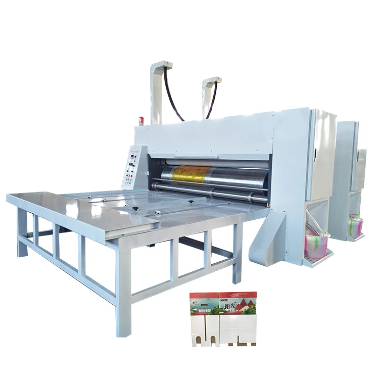 Good Selling 2 Colors Corrugated Pizza Box Flexo Printing Machine Cardboard Box Printer Machine