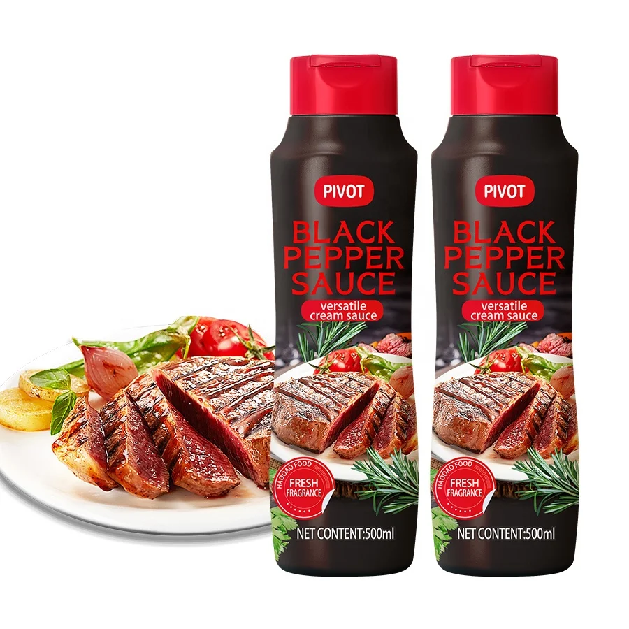 wholesale HDPE 537ml 18oz sauce squeeze bottle plastic empty ketchup salad and mustard packaging bottle