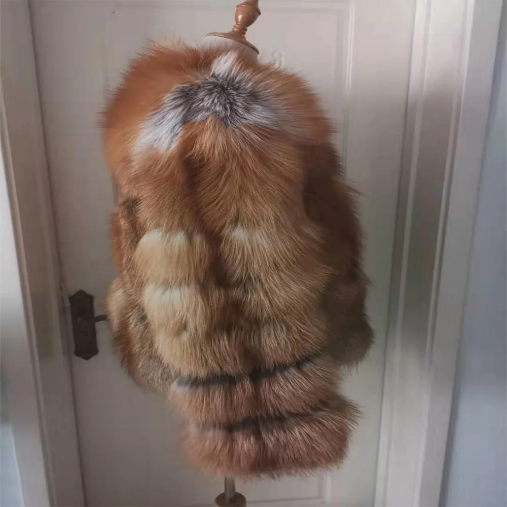 2019 Wholesale real fox fur coat soft real fox fur jacket