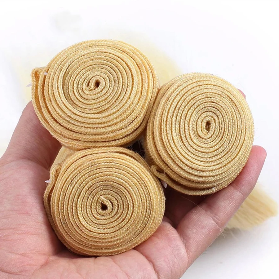 Straight 613 Blonde Hair Bundles Brazilian Weave Human Hair Bundles Remy Extensions Bundles Honey Blonde 28 30 32 34 Inch