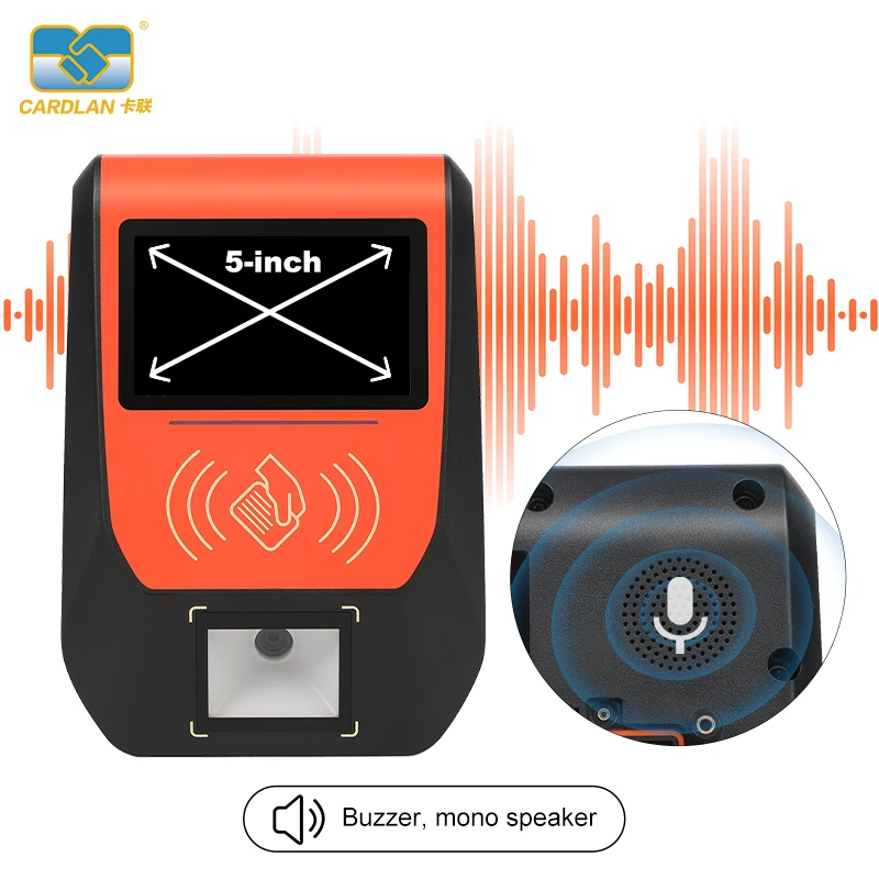 4G RFID with LCD screen/Prepaid IC Card Payment POS/Bus NFC Reader