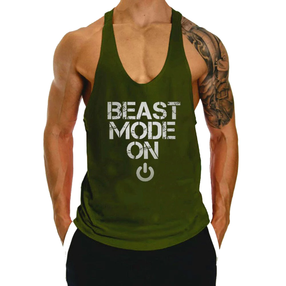 
Modern Design Men Premier Quality Pakistan Made Fitness Sleeveless Men Stringer Tank Tops 