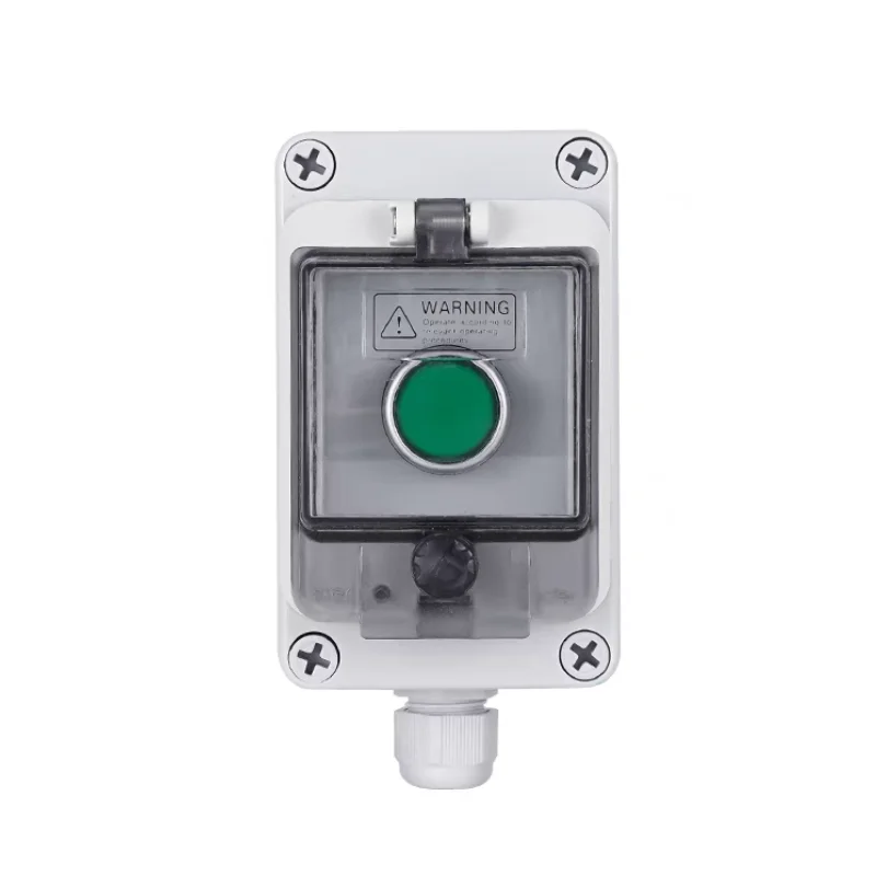 IP67 Waterproof ABS Plastic Momentary Push Button Switch Outdoor Emergency Junction Box with Distribution Features