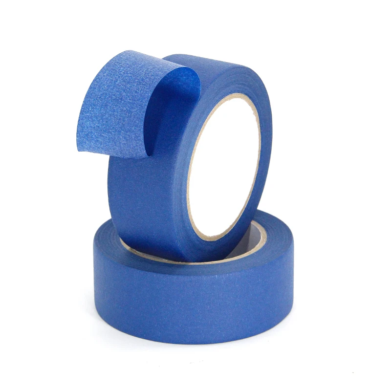 Heat Resistant Car Painting Crepe Paper Masking Tape No Residue UV 14 Days Painters Tape
