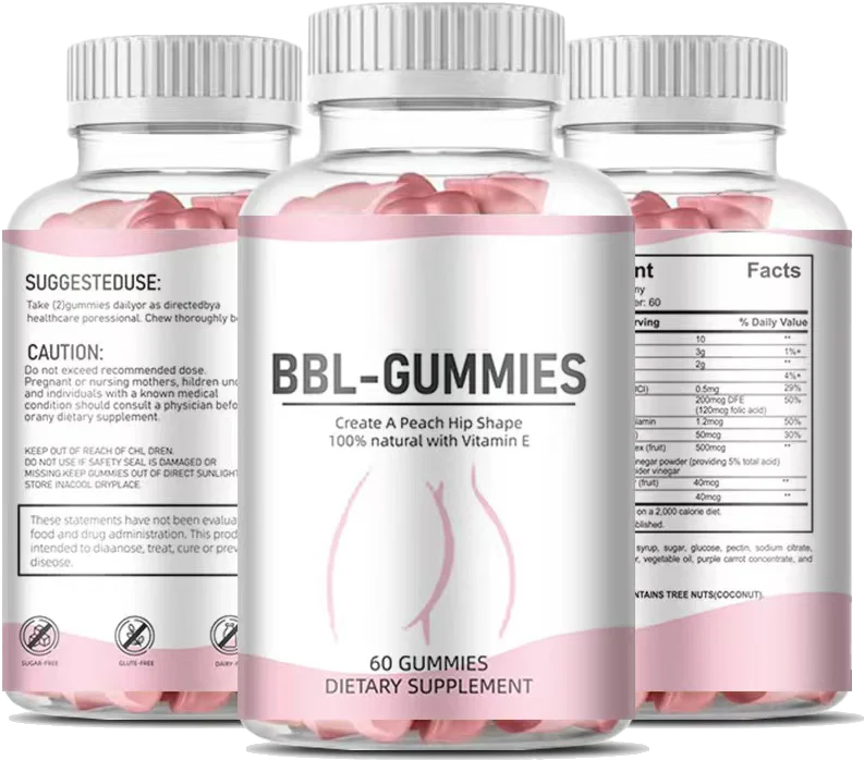 Butt Enlargement Gummies Sugar Free Butt and Hip Enlargement Gummy Pectin Natural BBL Gummies for women