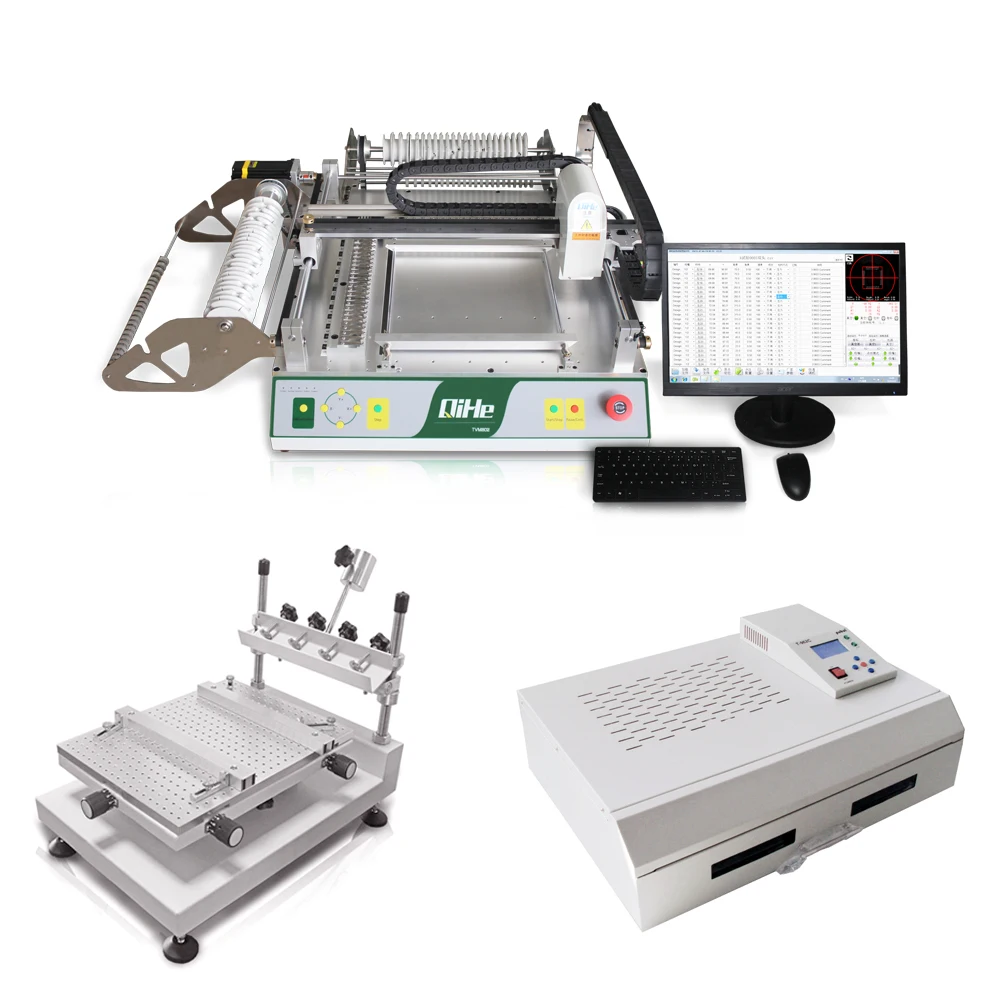 Low price assembly smt components lead cutting smd led soldering machine