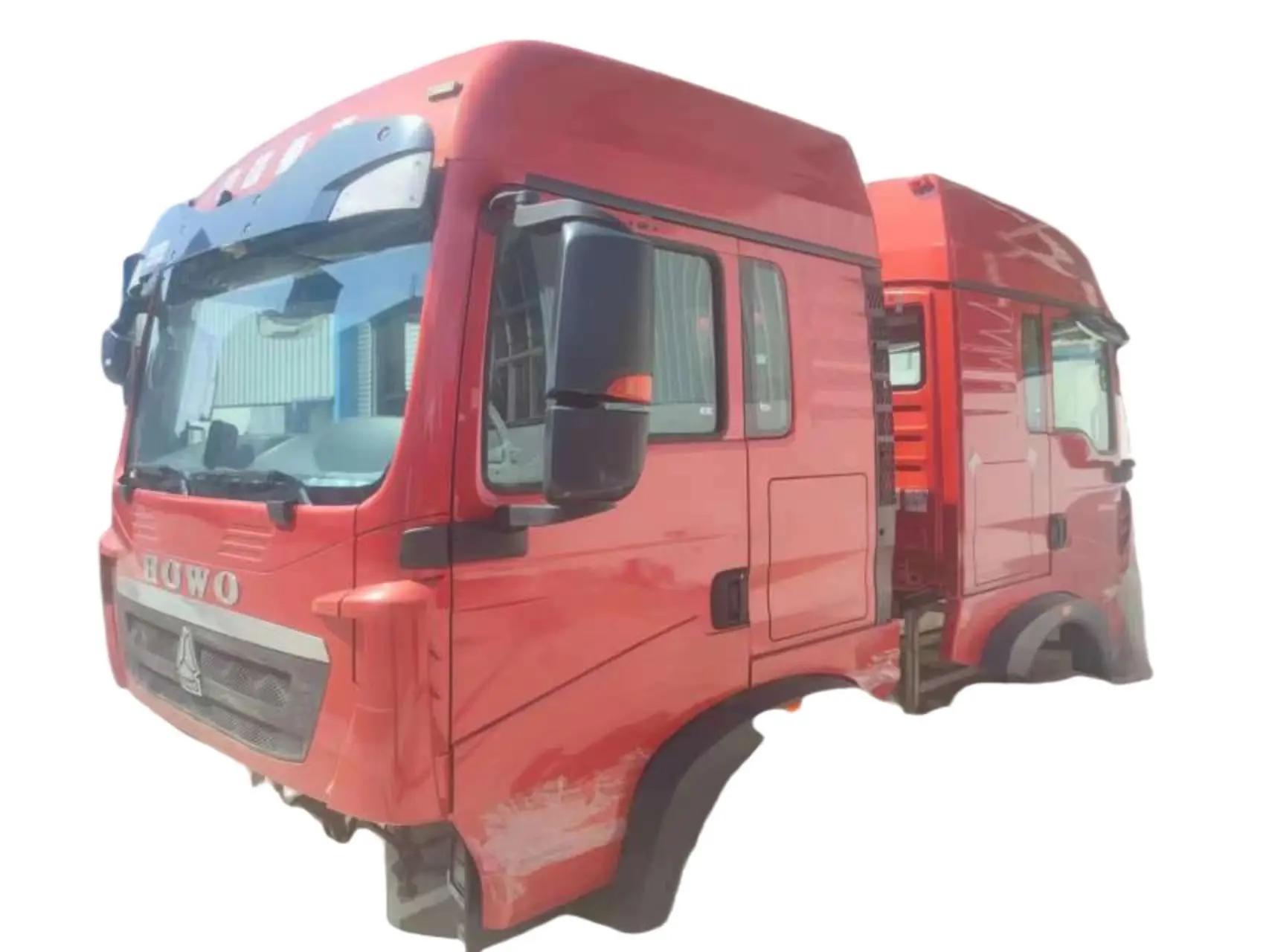 howo 4x4 truck diesel double rack extended crew cab