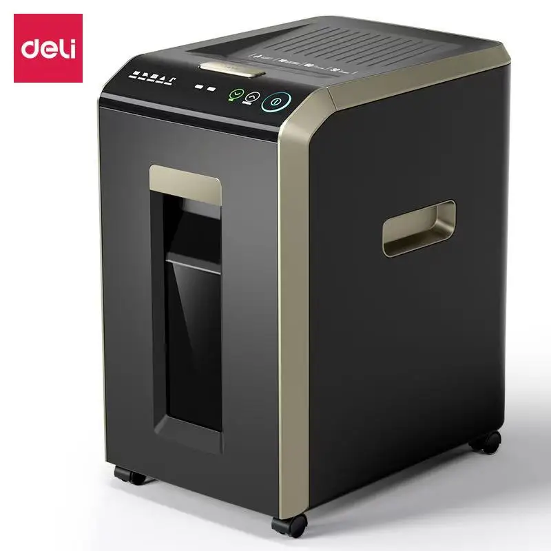 Deli G2 level 4 confidential 200 sheet fully automatic shredder, 60 minute automatic continuous CD paper shredder