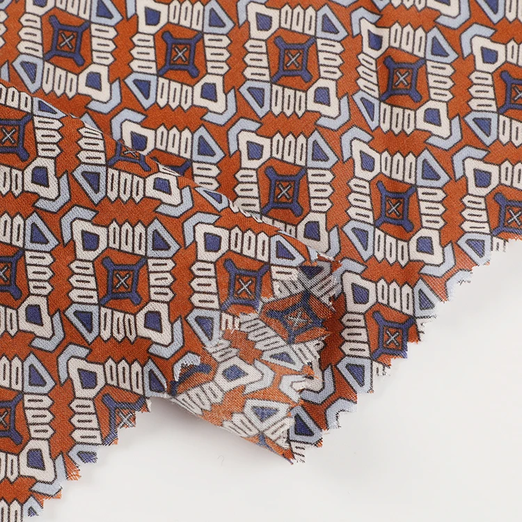 Wholesale new eco friendly chiffon material printed lyocell fabric for garments