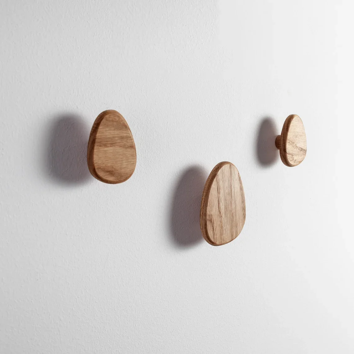 Wooden coat hooks for wall stone hook wall mount entryway decoration