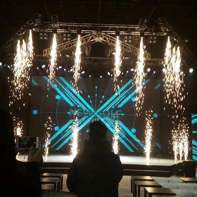 600 Вт Dmx вечеринка для диджея вечеринки водопад холодный фейерверк машина изготовления свадьбы станок холодного света