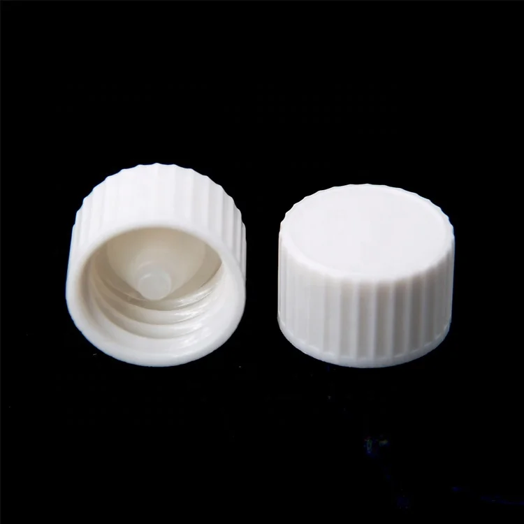 DIN18 Sealing Cap WHITE Phenolic Lid with PE Cone Liner 18/410 essential oil bottle screw cap lid