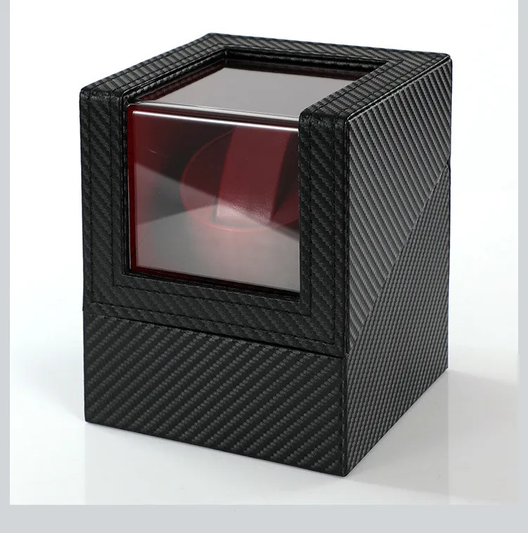 2022 New Design High Quality Automatic Exhibition Display Luxury Green Leather For Single Watch Winder Box