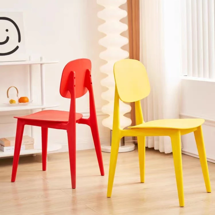 Modern Furniture Stackable Plastic Restaurant Dining Chairs Colorful Outdoor Restaurant Plastic Chair