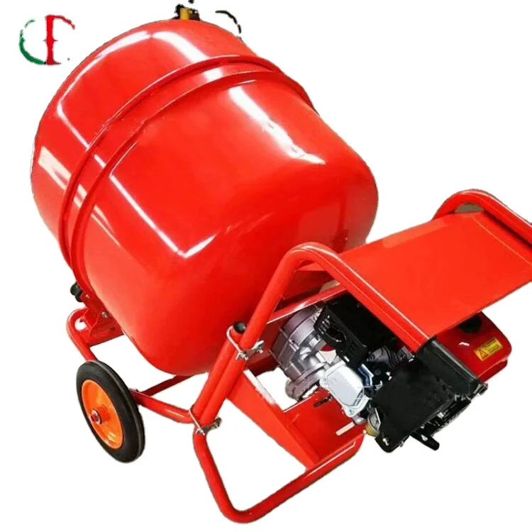 Купить портативный маленький Электрический самозагружающийся барабан Бетономешалка 500 л Бетономешалка