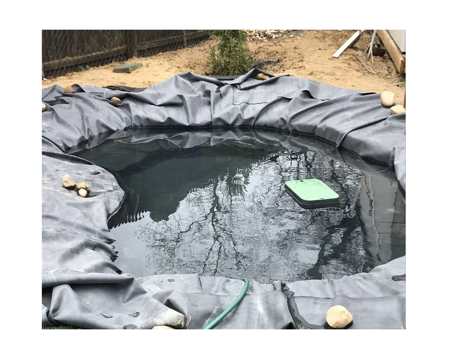 flexibility 8m width architecture koi pond stone plants water garden pond liner