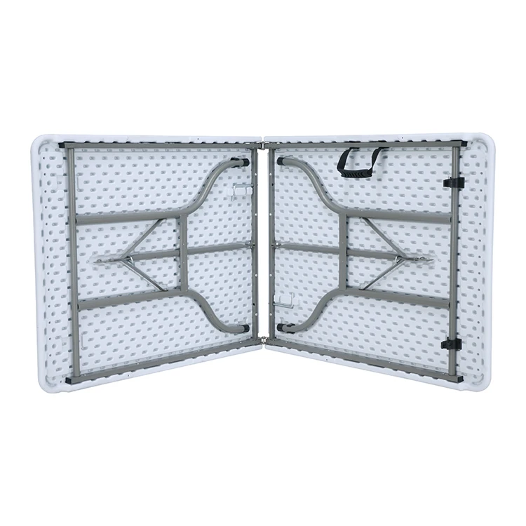 indoor outdoor use wholesale 6ft white plastic portable camping folding coffee dinning table manufacturers
