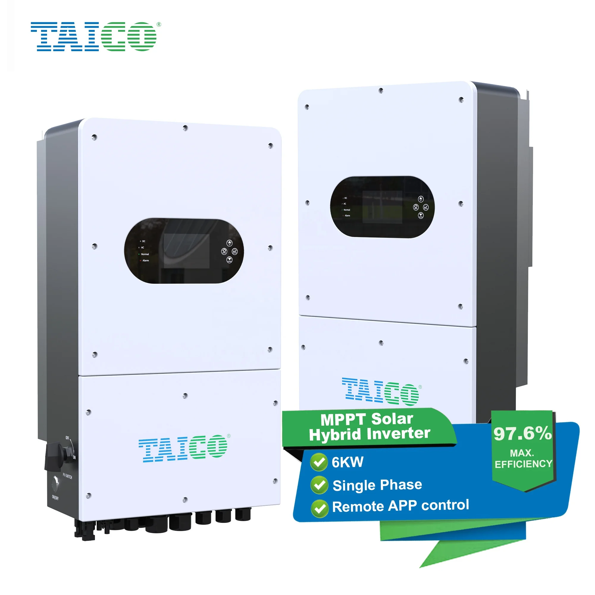 TAICO solar 3kw 5kw 8kw 10kw 15kw 20kw hybrid off-grid solar inverter off grid solar inverter built in Mppt