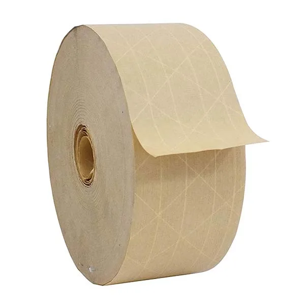 Writable Water Activated Fiberglass  Reinforced Kraft Paper Gummed Tape