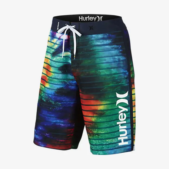 New design sublimation printing  billabong swim trunk surf 4 way stretch custom mens hurley stretch board shorts