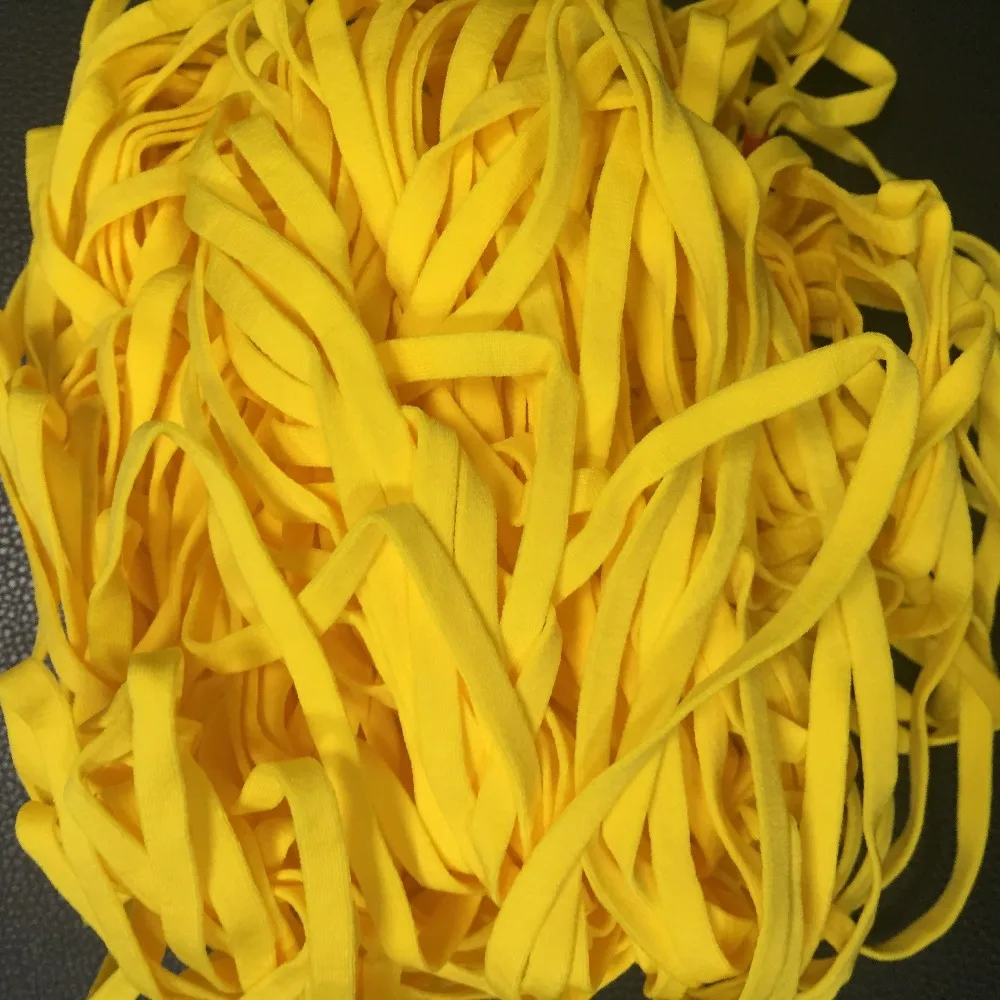 Wholesale 5mm 3.5mm Flat Disposable 3ply  Facemask Earloop Rope