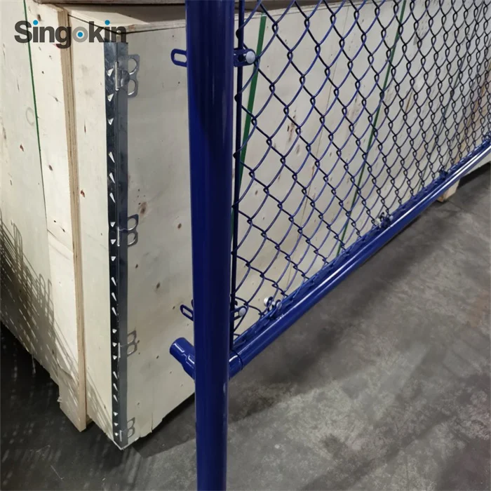 6 gauge 9 gauge hot dipped galvanized cyclone chain link fence  rolls weight per meter for baseball fields