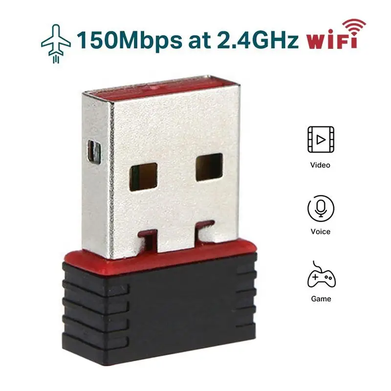 RTL8188 Chipset Adapter dongle usb wifi USB 2.0 WI-FI Network Card 802.11n 150M usb wifi adapter for pc