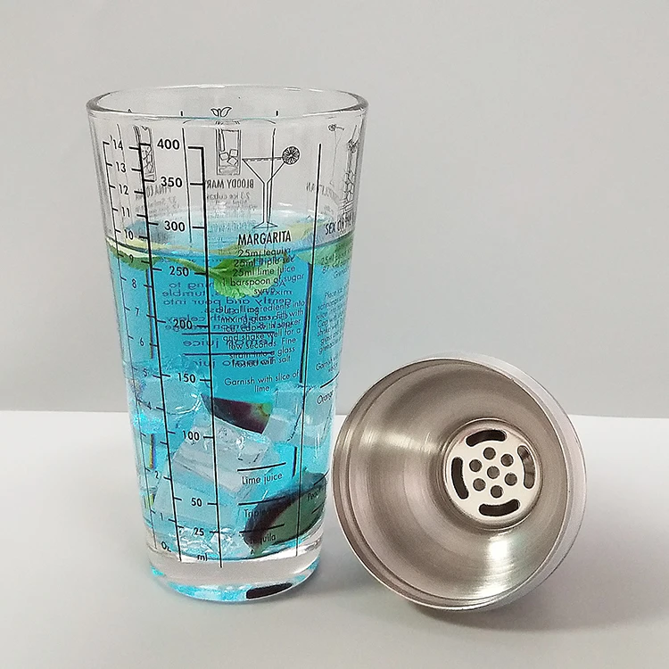 High Quality Bar Accessories Glass Shaker Cup Stainless Steel Wine Shake Mug