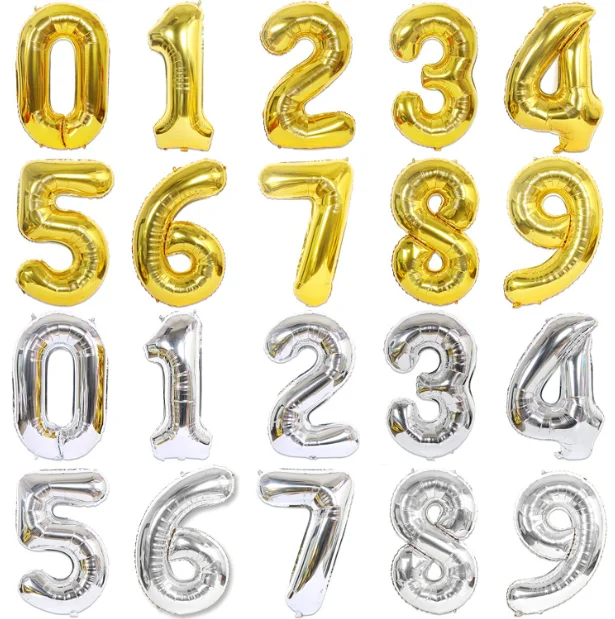 Rose Gold 18th Birthday Party Decorations Supplies Aluminum Number Balloons latex Confetti Balloons with Happy Birthday Banner