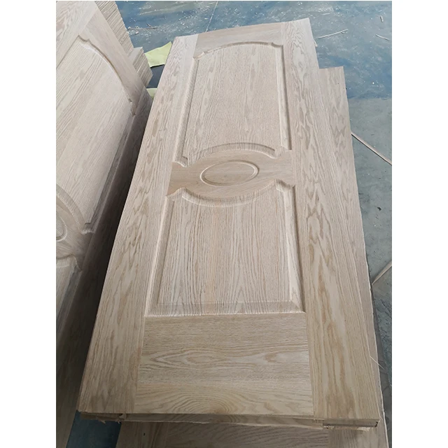 Wood Panel Door Skins Natural Raw MDF Faced Interior HDF Door Skin