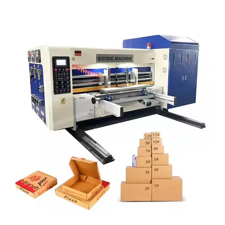 High Speed High Quality Box Printing Die Cutting Slotting Folding Gluing Machine In Line Casemaker