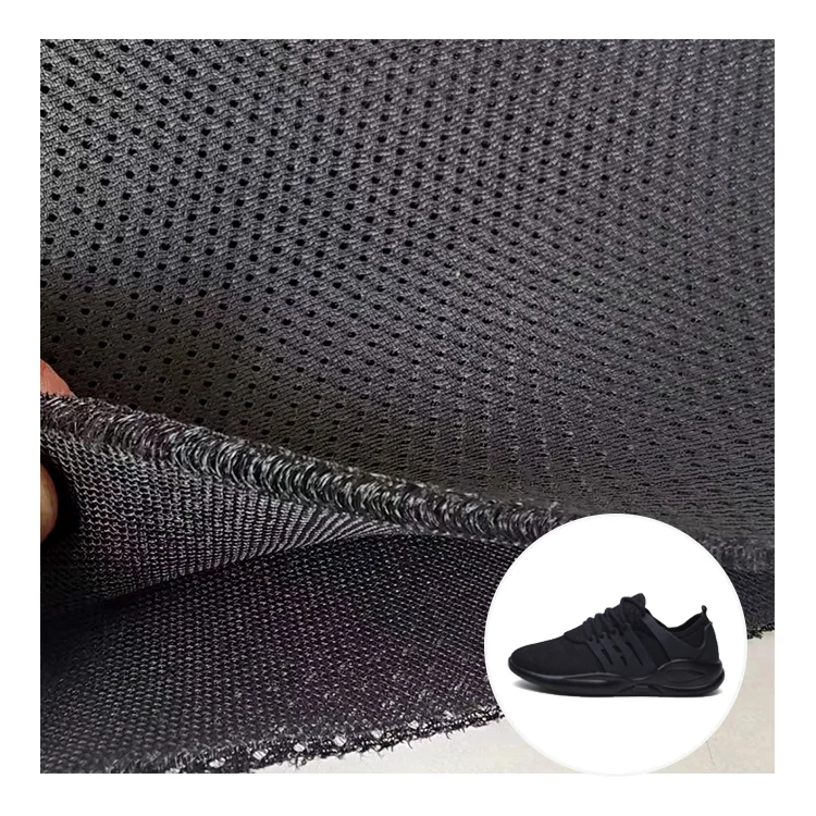 Recycled 100% Polyester Breathable 3D Air spacer sandwich Mesh Fabric For Sports Shoe