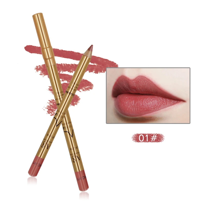 IMAGIC 8color matte easy to color Lip pencil long lasting waterproof nude Lip pencil