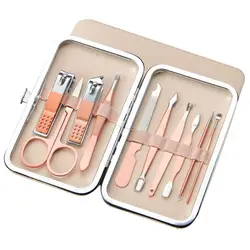 Manicure set kit professional Stainless Steel Pedicure set High Quality for women pedicure set in a box