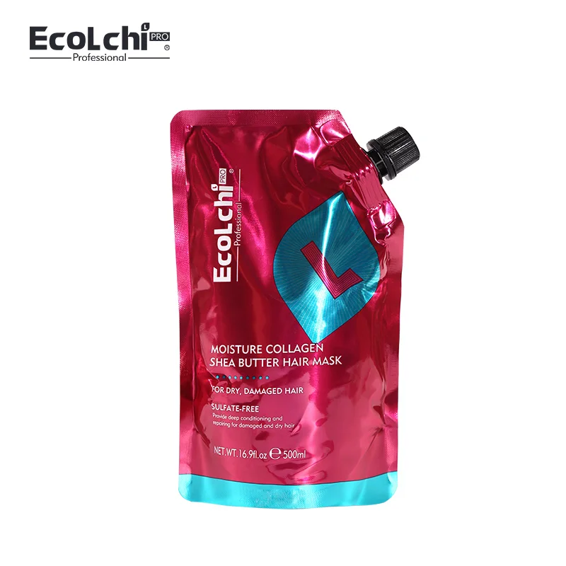 Ecolchi Organic Collagen Hair Profesional Mask Treatment For Keratin Repair And Restores Hair Mask Deep Nourishing Hair Mask