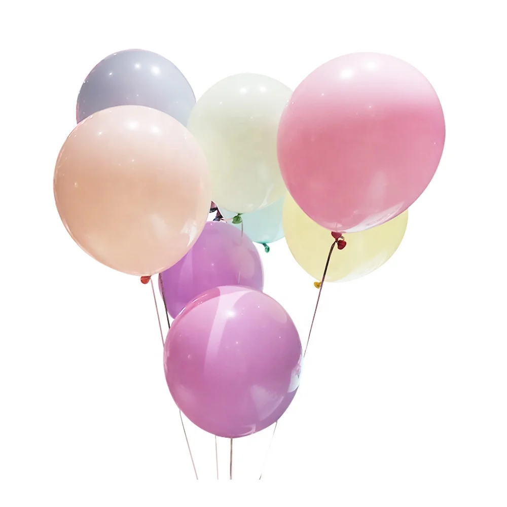 2024 High Quality Latex 5inch 10inch 12inch 18inch 36inch Birthday Party Decoration Macaron Pastel Balloons Different Size