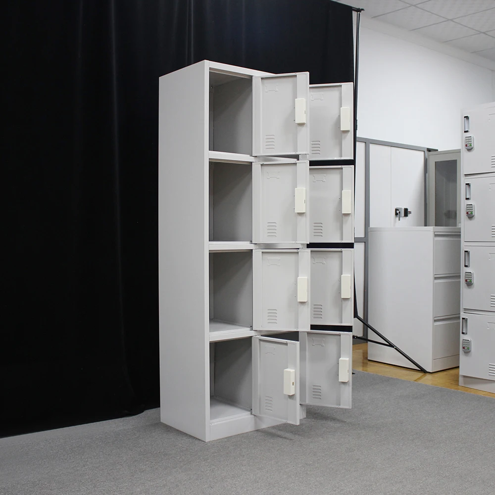 Staff Bag Dormitory Shoe Steel Iron Leather Locker Factory Cupboard Changing Locker