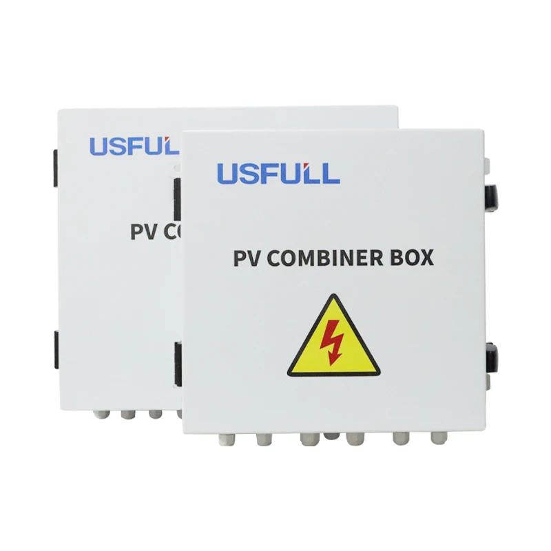 USFULL DC Solar PV Combiner Box PV Array Cabinet for solar panels 8 IN 1 OUT 2-24 strings 1000V