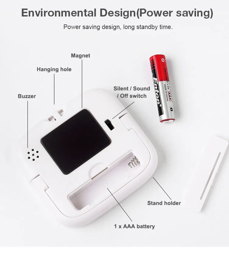 new wholesale timer ABS material cheap fashion digital kitchen for hotel