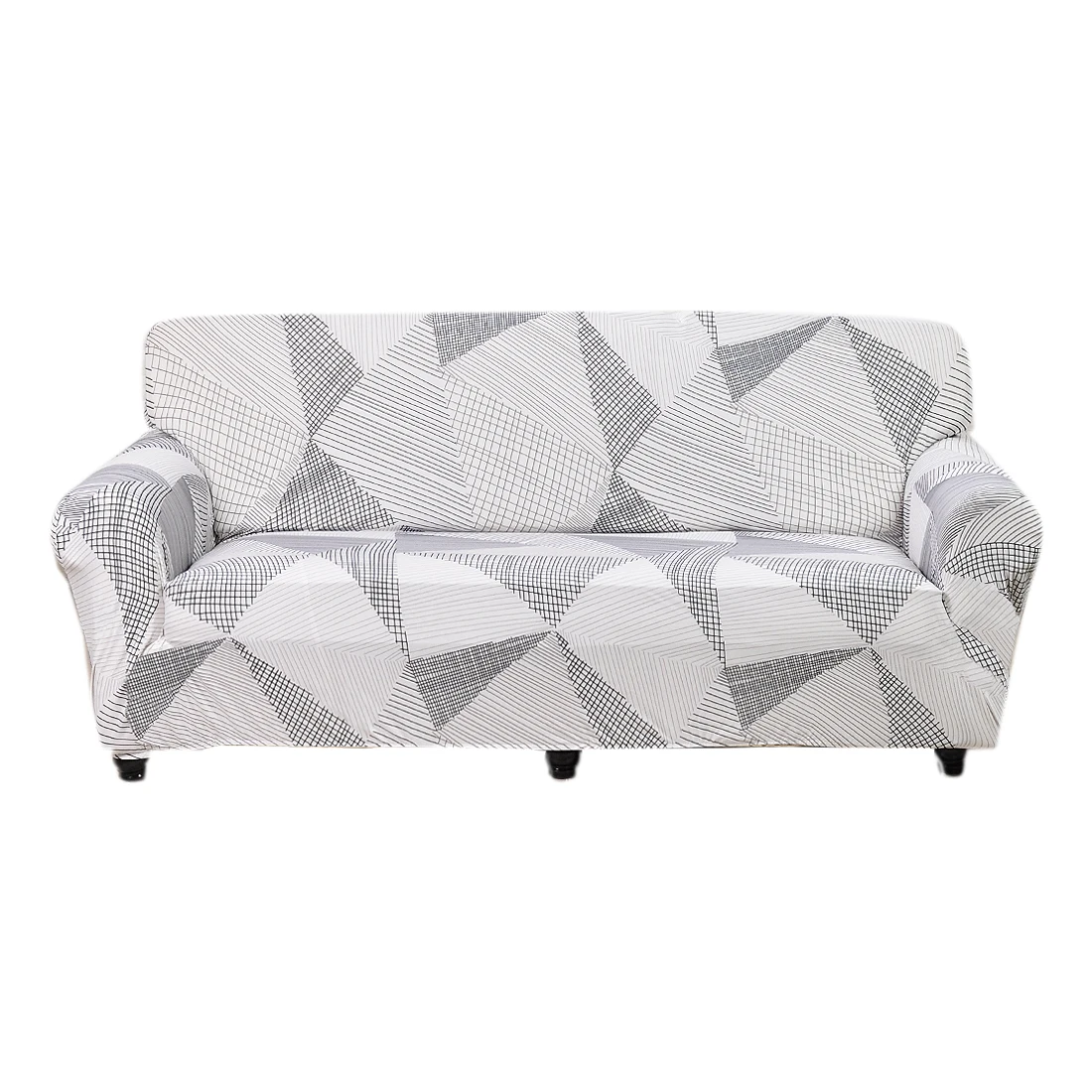RU Elastic Sofa Cover Printed Wrap Tight All-inclusive Corner Sofa Cover Slipcover Stretch Furniture Covers 1/2 / 3/4 seate