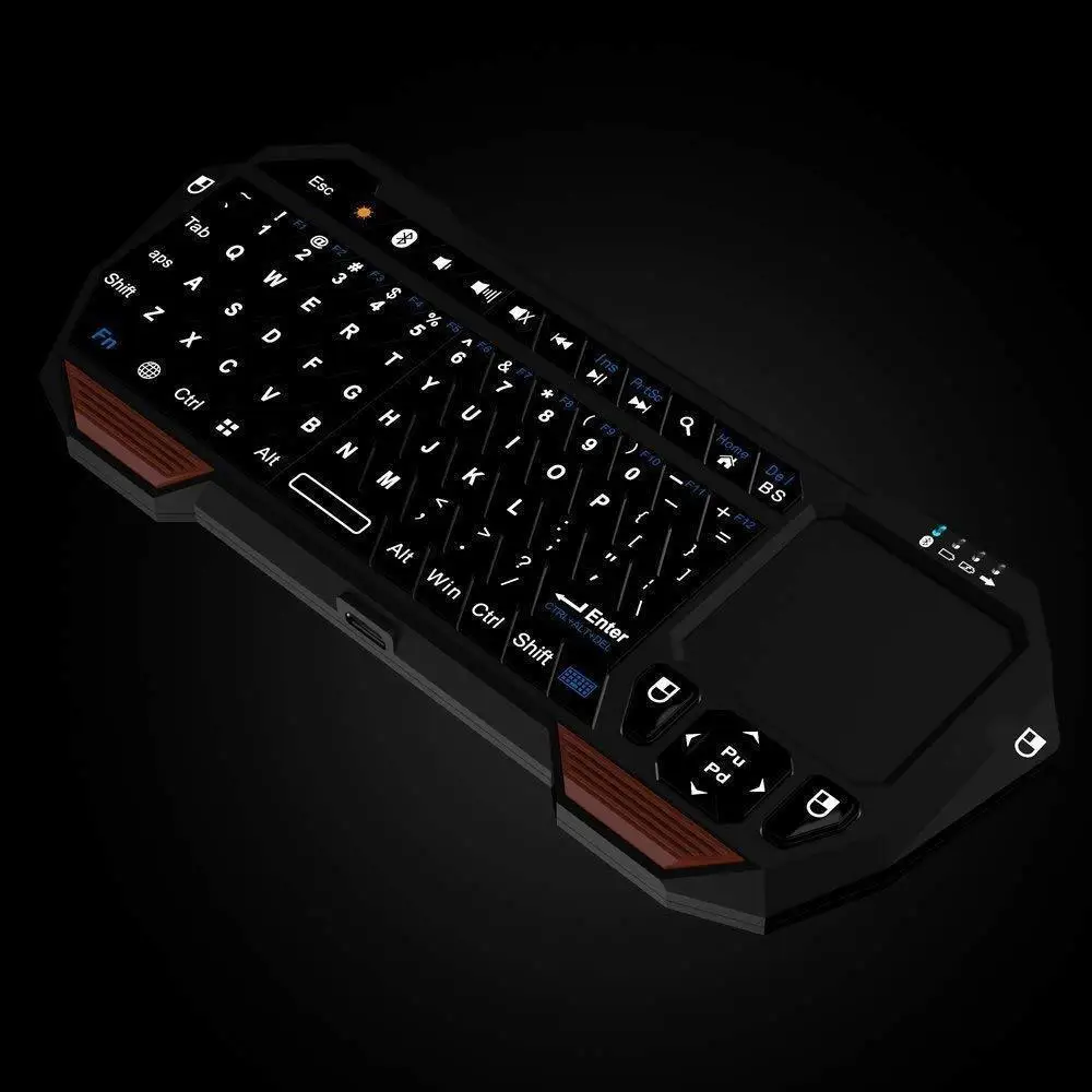 Мини-клавиатура с Bluetooth и тачпадом для проектора Smart TV совместимая Android iOS