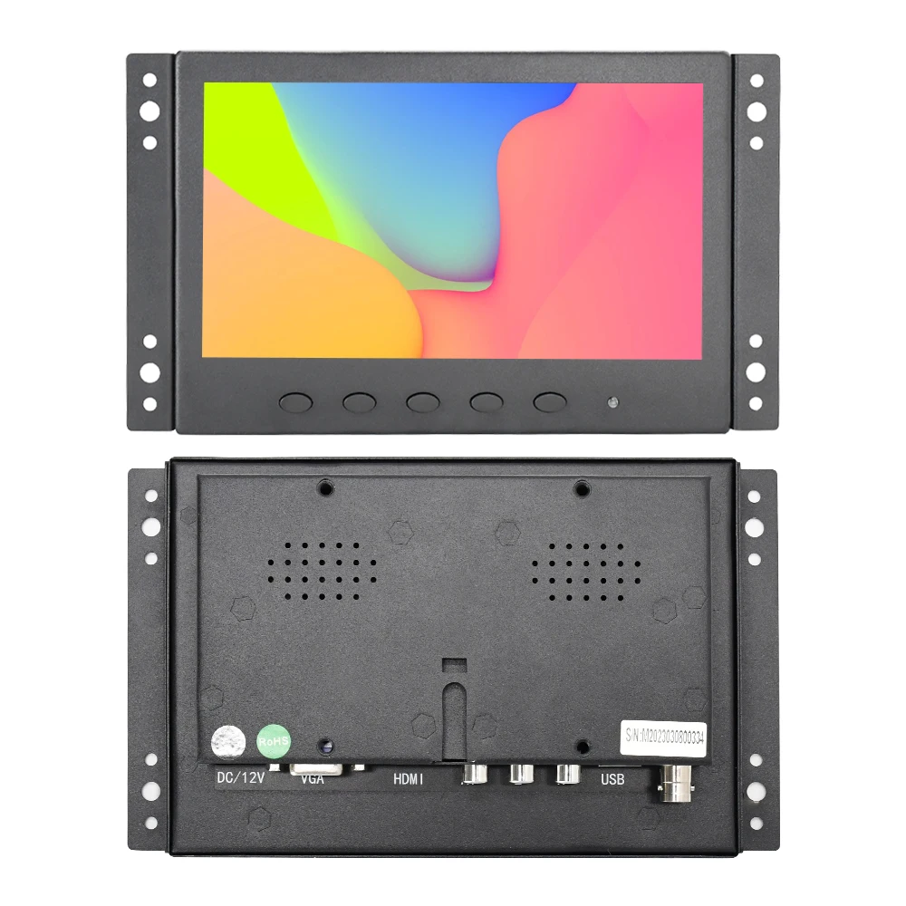 10.1' 13.3 inch Open frame embedded touch screen industrial display for industrial production line monitoring 7 inch 10 inch