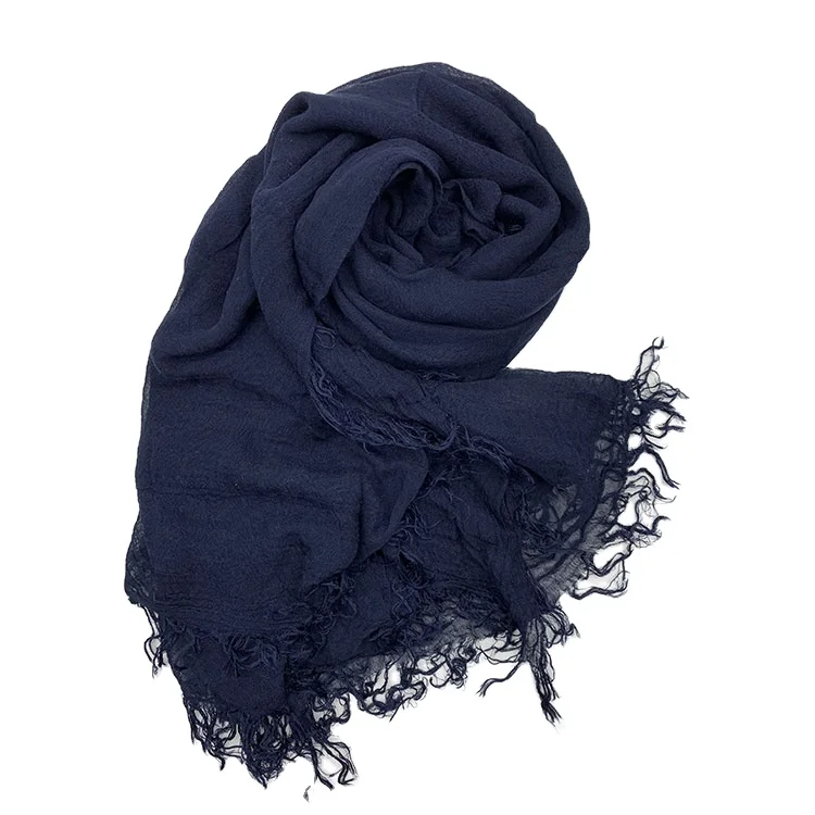 Wholesale Dyeing Lady Fashion 100% Modal Customized multi-color Scarf